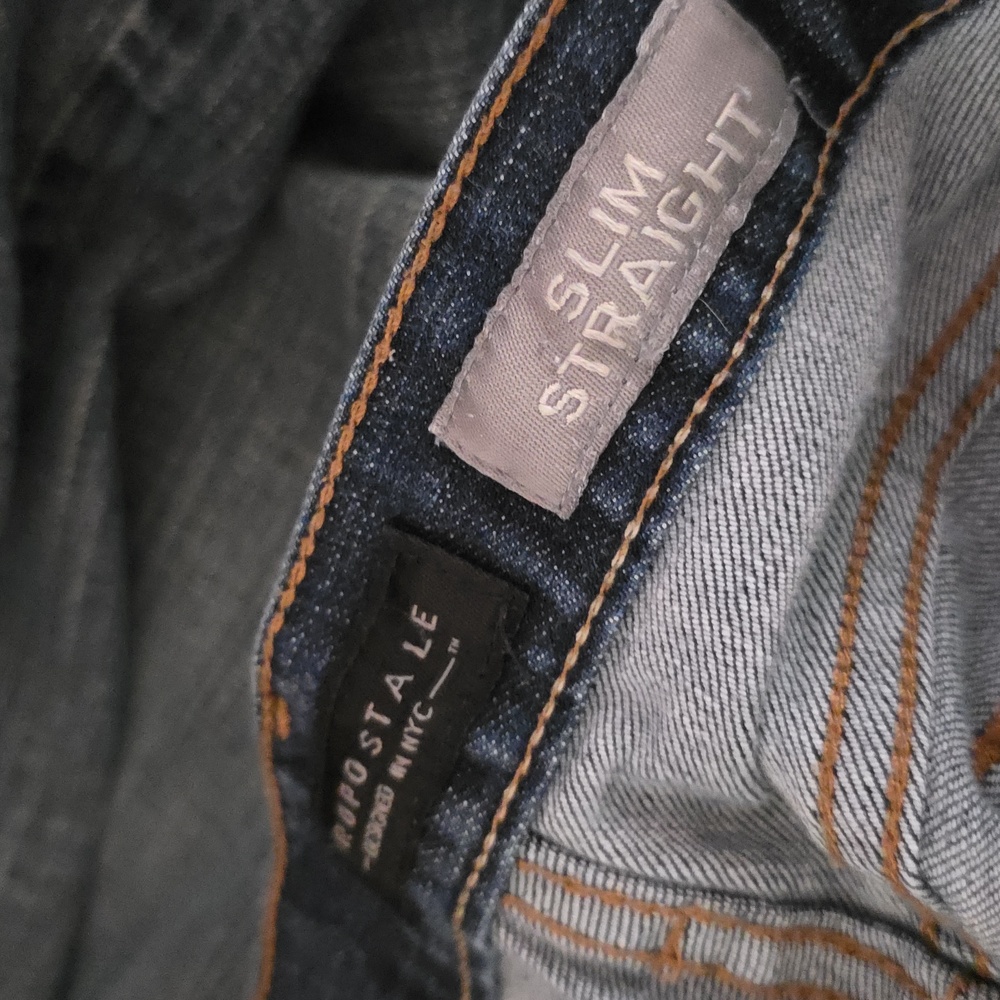 🏝️Mens' Aeropostale Jeans Slim Straight 33x32 - Picture 6 of 6